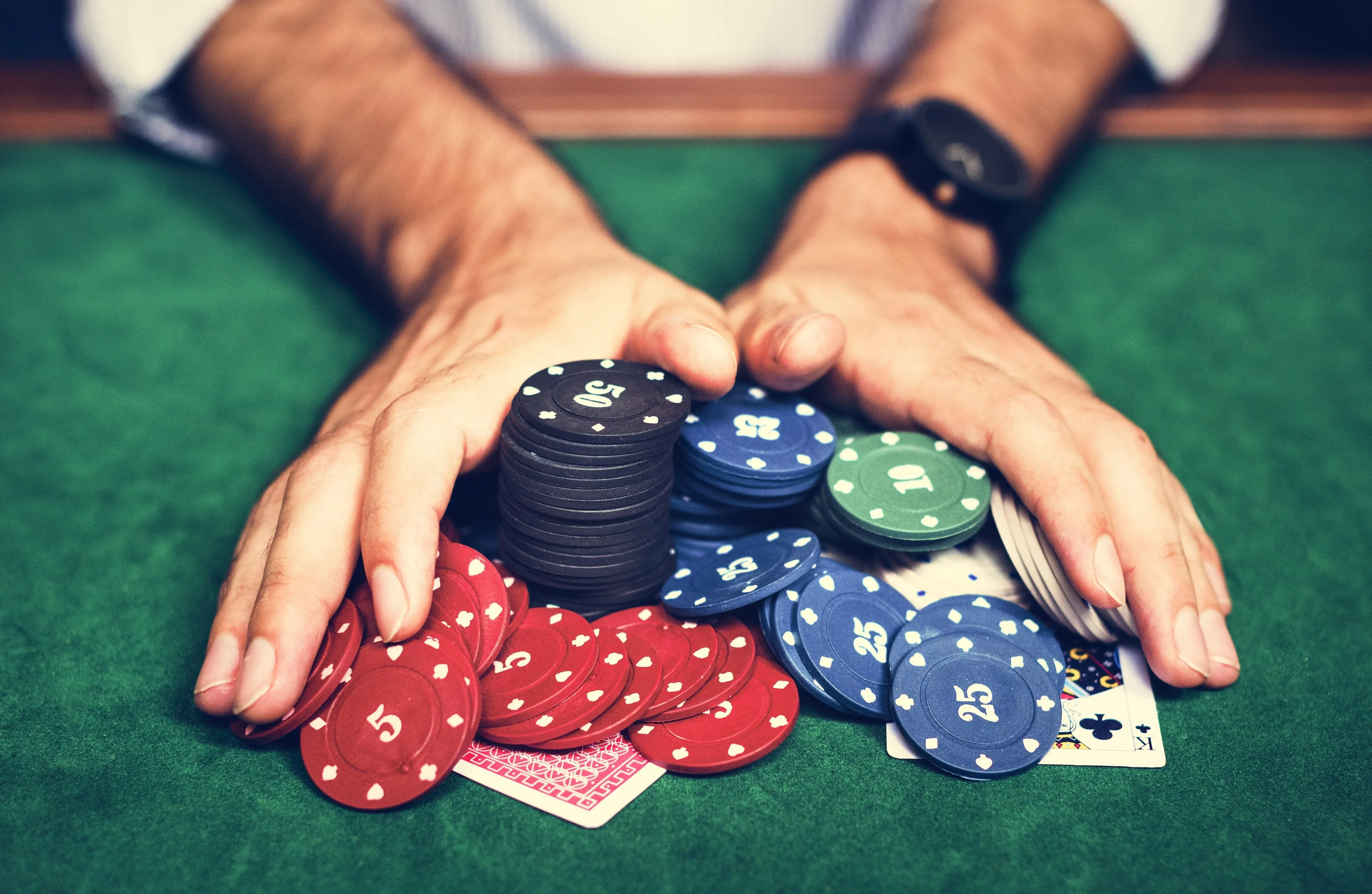 Roulette-Tisch in einem Online-Casino